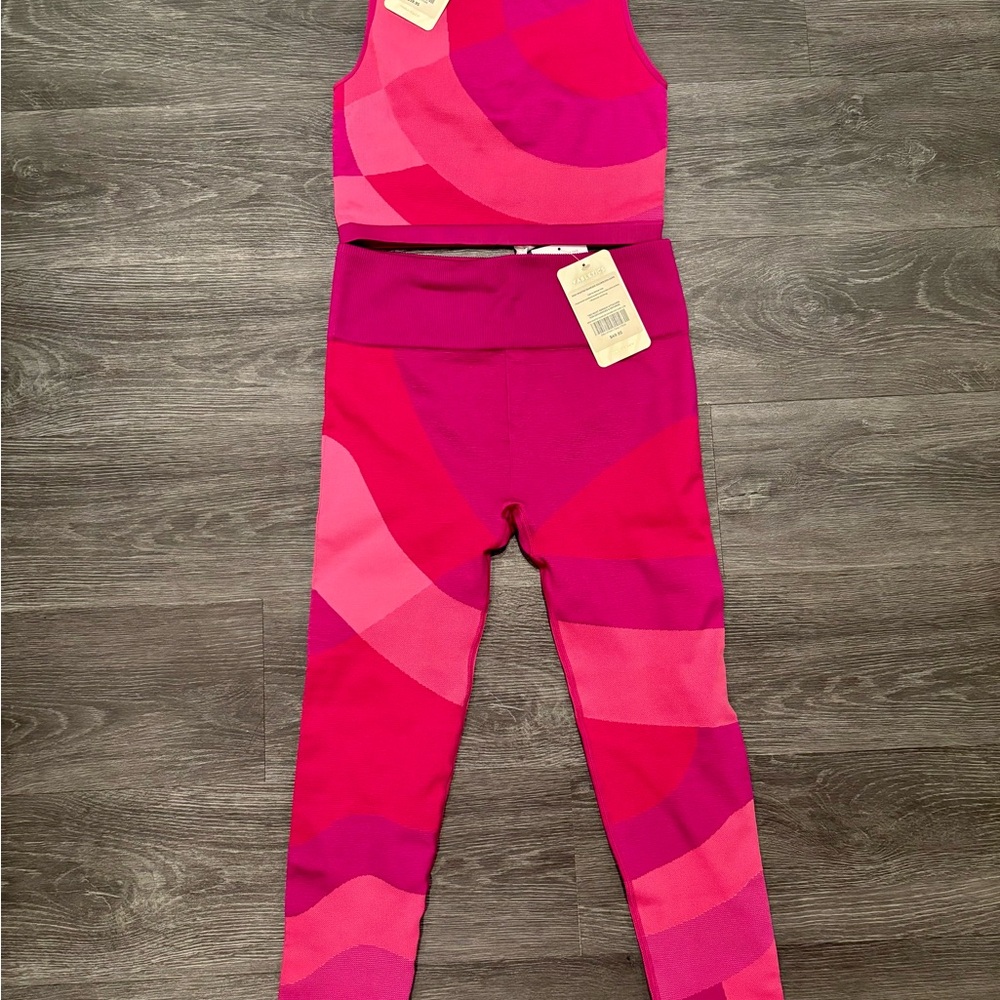 Vibrant Pink and Red Activewear Set